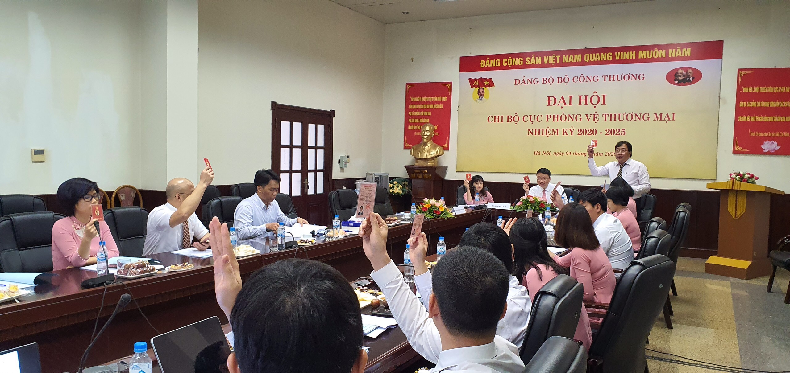 Đại hội Chi bộ Cục Phòng vệ thương mại nhiệm kỳ 2020-2025