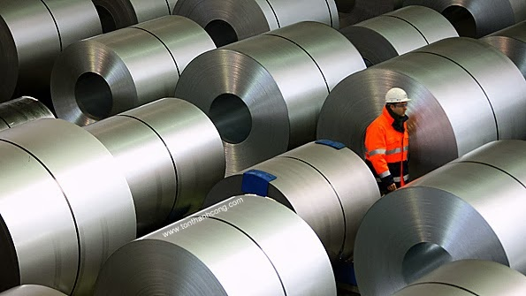 Bra-xin áp thuế chống bán phá giá với sản phẩm thép cán phẳng từ Trung Quốc