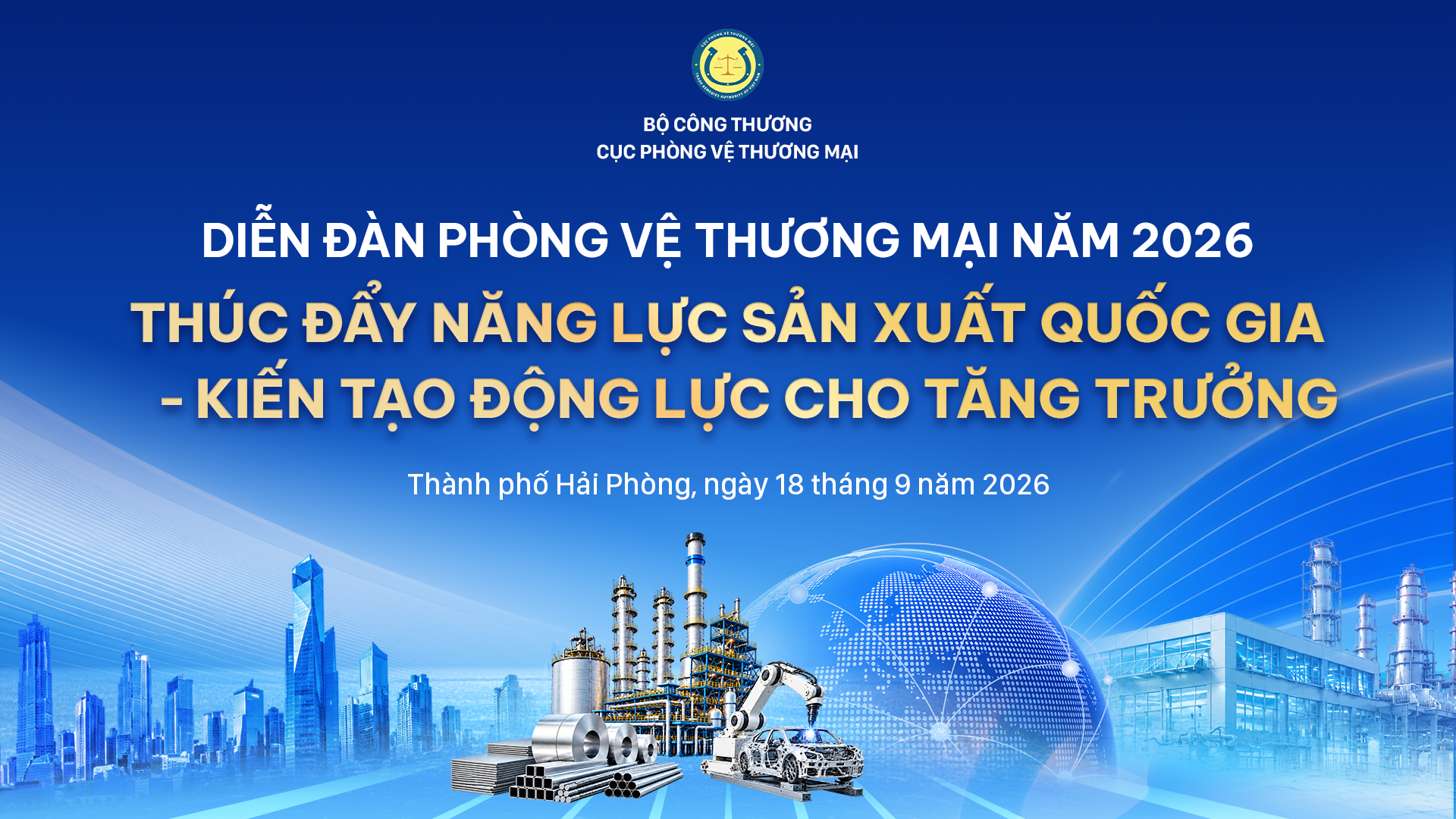 Mời tham dự Diễn đàn Phòng vệ thương mại năm 2026